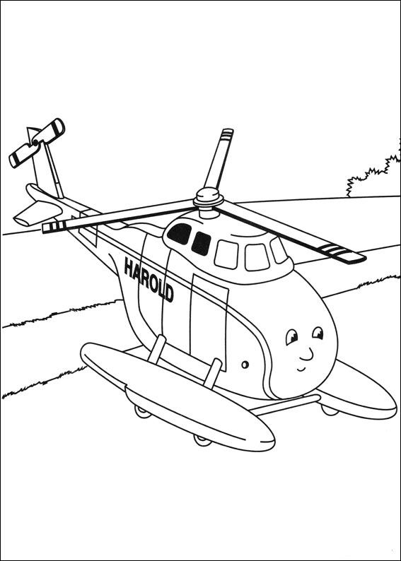 Plansa de colorat cu Trenuletul Thomas 22 15
